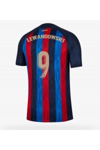 Barcelona Robert Lewandowski #9 Fotballdrakt Hjemme Klær 2022-23 Korte ermer